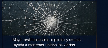 Cristal protegido por película Security SUNNIX